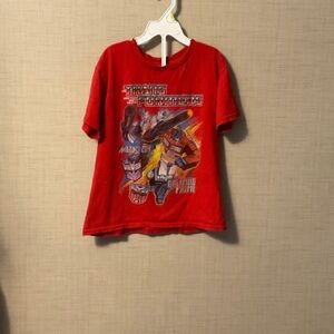 Kids Red Transformers Graphic Tee